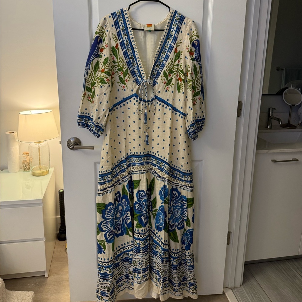 FARM Rio maxi dress key hole design
